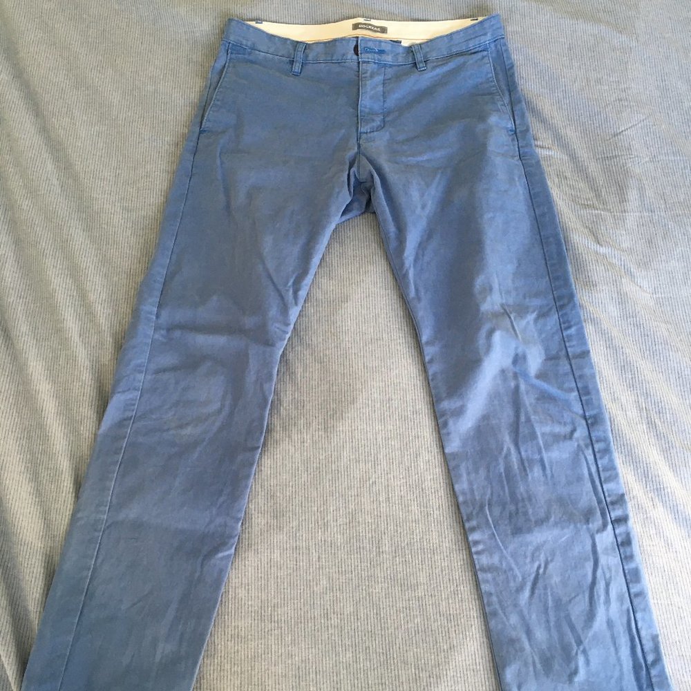 Light Blue/Pale Blue Cotton Dockers Chinos